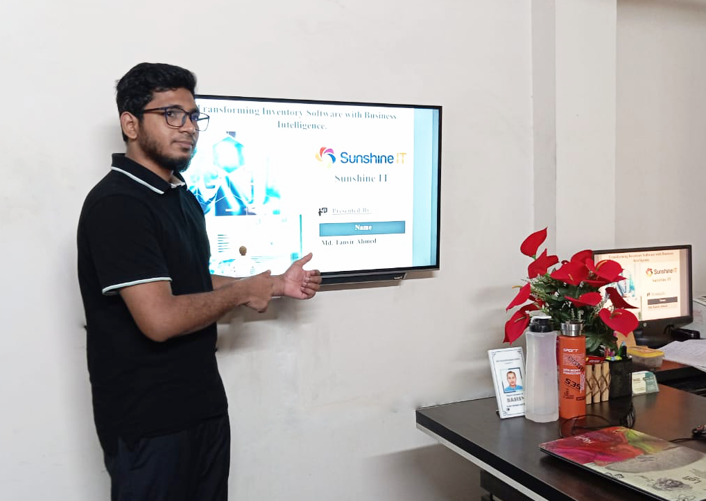 Business Intelligence (BI) Presentation in my office